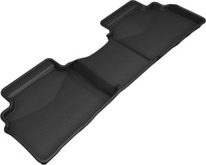 Kia Forte Floor Mats - Rear - 3D MAXpider - Kagu - Black - `19-`20